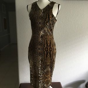 Romeo and  Juliet Couture size M combo print dress